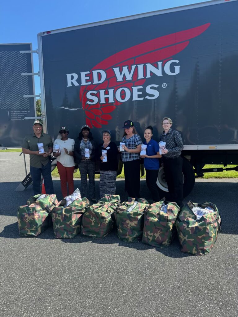 Hampton LINK Team getting therir socks